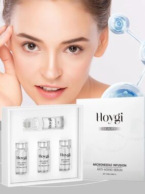 Hoygi Korean Beauty Microneedle Infusion Anti-Aging Serum Set - White